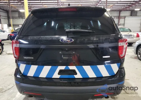 2016 Ford Explorer Police Interceptor из США, поврежденный, VIN 1FM5K8AR2GGA19173